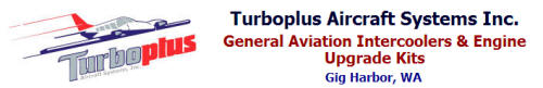Turboplus Intercoolers for Piper, Seneca, Lance, Saratoga, Cessna, Heat Exchangers, Induction Systems