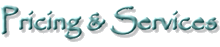 Web Design Pricing & Services Information